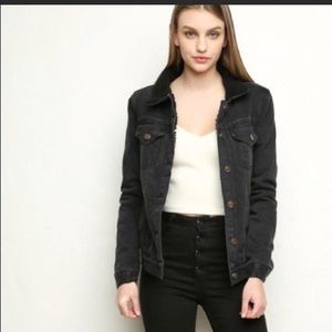 Brandy Melville Sherpa lined jacket